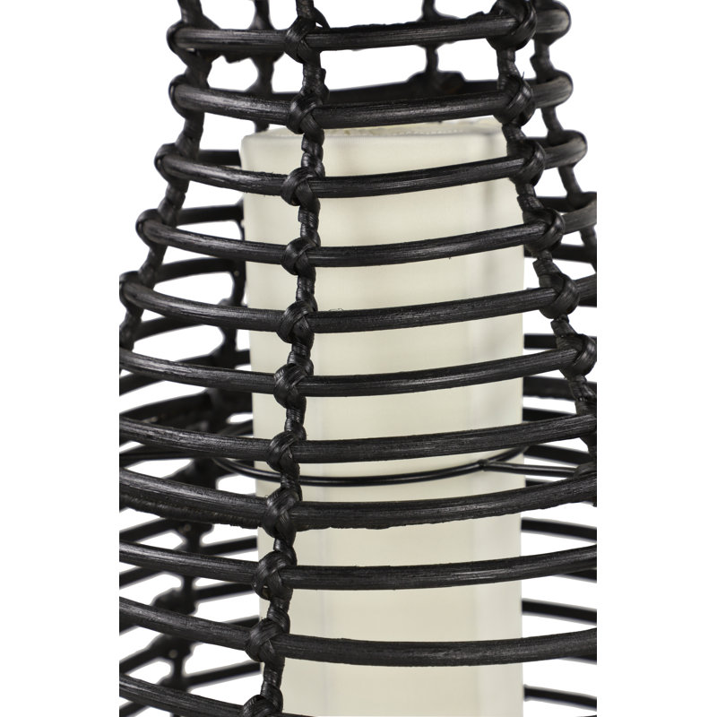 Lampe de table 28 po Chang, Noir