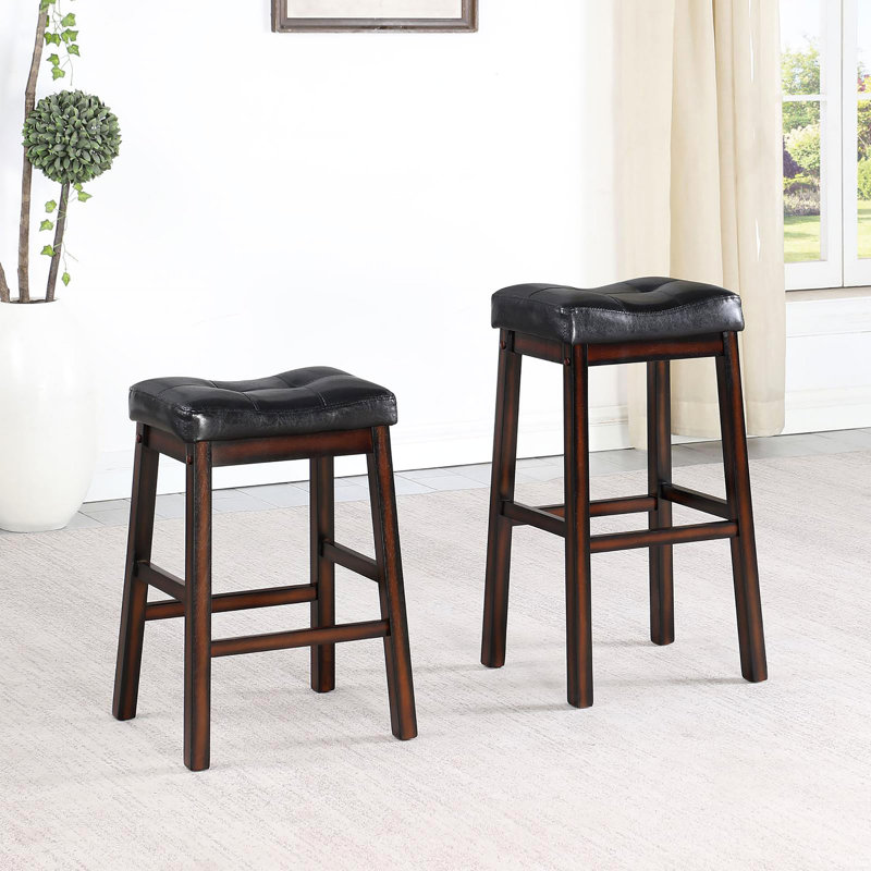 Tabouret de bar rembourré (ensemble de 2)