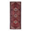 One-of-a-Kind 3'9"x9'9" Area Rug in Rust/Red/Beige
