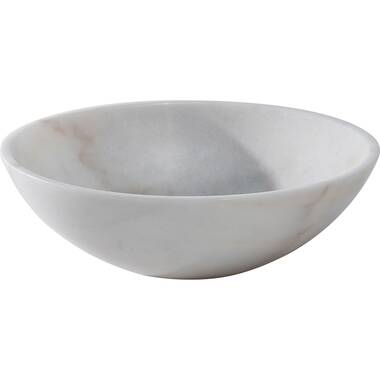 Modern White Porcelain Brass Basin Fruit Bowl