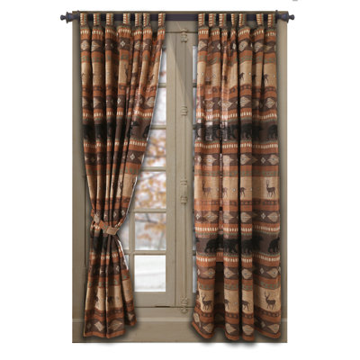 Autumn Trails Polyester Sliding Panel Pair