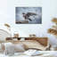 Art mural sur toile, "Peregrine Falcon perché sur un rocher"-1183992204