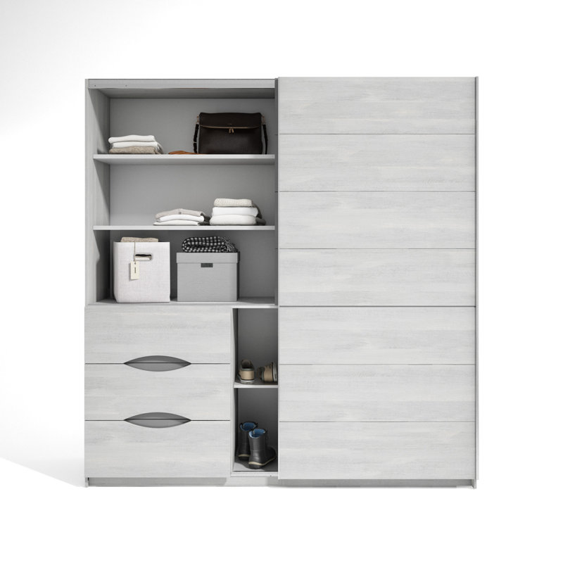 Blossie Manufactured Wood Wardrobe