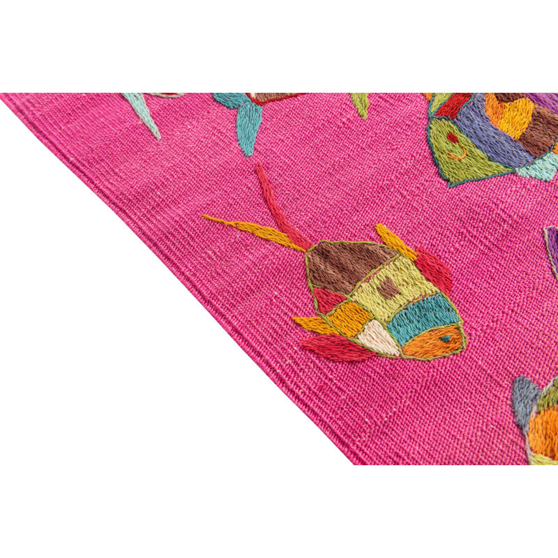 Tapis rose Ojeda