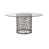 Round Glass Dining Table