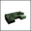 Repose-pieds modulaire réversible en U pour canapé modulaire-1907461936
