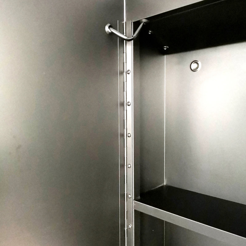 Miroir 36x26 pouces à DEL noir avec miroir anti-buée à intensité variable