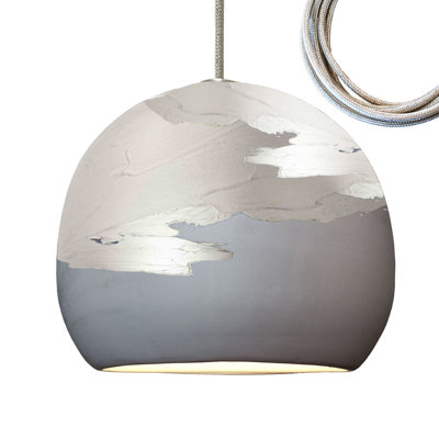 Luminaire suspendu sphère 1 lumière Ombre