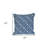 Blue 100% Cotton Greek Key Zippered Pillow