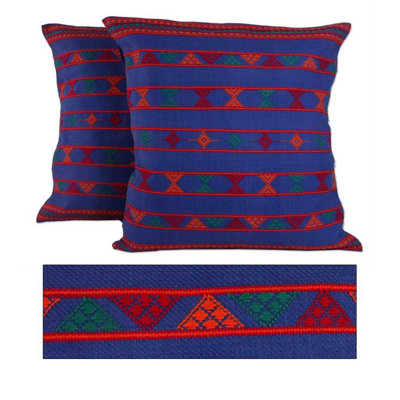 Geometric Cotton Pillow Cover