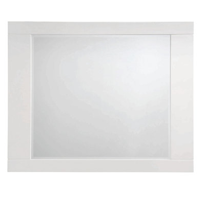 Naima White High Gloss Finish Mirror