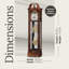 Benjamin 82.5" Grandfather Clock
