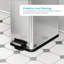 Poubelle de cuisine mince en acier inoxydable avec pédale et couvercle à fermeture en douceur 8 gallons Home Zone Living-131203562-98180541