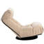 Lazy For's Relaxation - Fauteuil inclinable japonais avec design ergonomique, 3 sections de dossier réglables, siège à ressorts intégré, dossiers de conversation de balcon de couleur blanche et 14 appuis-tête, conception confortable