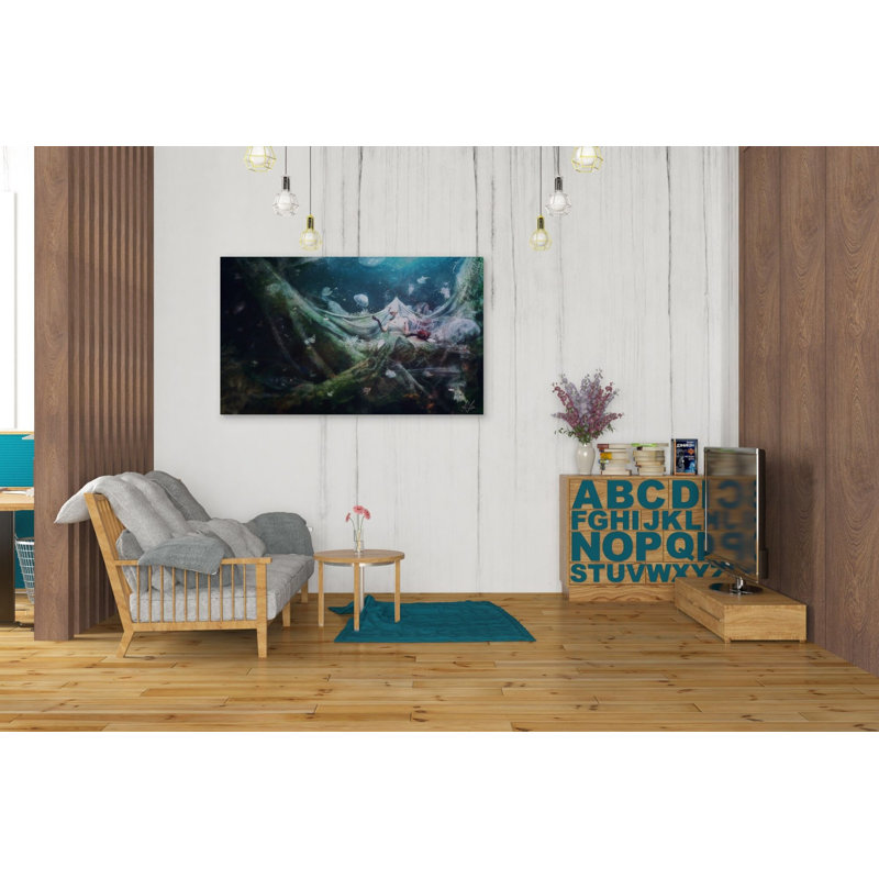« s’effilochent », reproduction d’art sur toile tendue, H 26 po x l 40 po