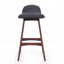 Ensemble de 2 tabourets de bar 28,5 po Mid-Century-1111641479-1111641477