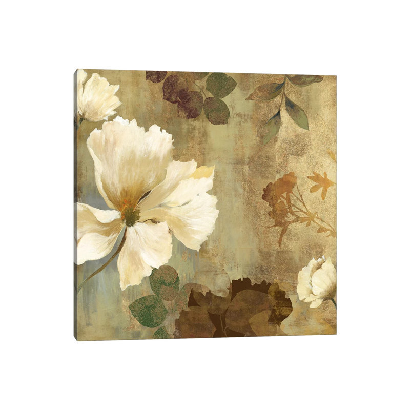 Golden Space II by Asia Jensen - Wrapped Canvas Painting, 45.72 cm H x 45.72 cm W x 3.175 cm D