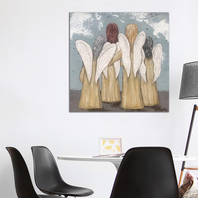 The Gathering Of Angels by Jade Reynolds - Wrapped Canvas Gallery-Wrapped Canvas Giclée, 93.98 cm H x 93.98 cm W