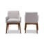 Chaise avec accoudoirs rembourrée Klimek-142075655