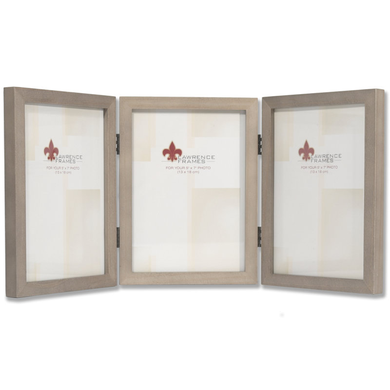 Cadre photo en bois triple articulé Magdalena