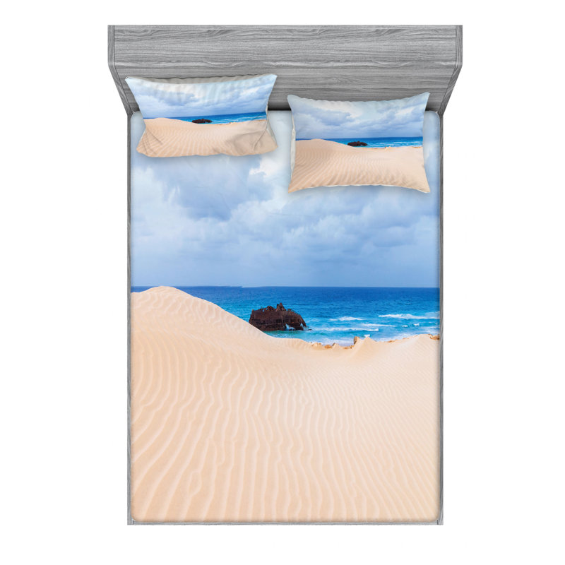 Microfiber Sheet Set, Full Sheet Set with Fitted Sheet