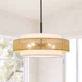 Roelke 5 - Light Dimmable Drum Chandelier