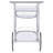 Chrome 3-Tier Serving Cart With Casters