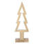 Décoration de table silhouette d'arbre en bois - 5,5 po x 2 po x 16,5 po - brun
