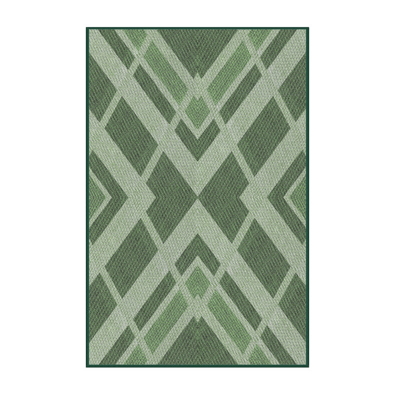 Tapis abstrait vert, Rectangle 7 pi x 10 pi