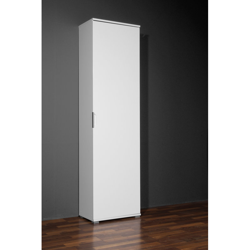 Trento 1 Door Manufactured Wood Wardrobe
