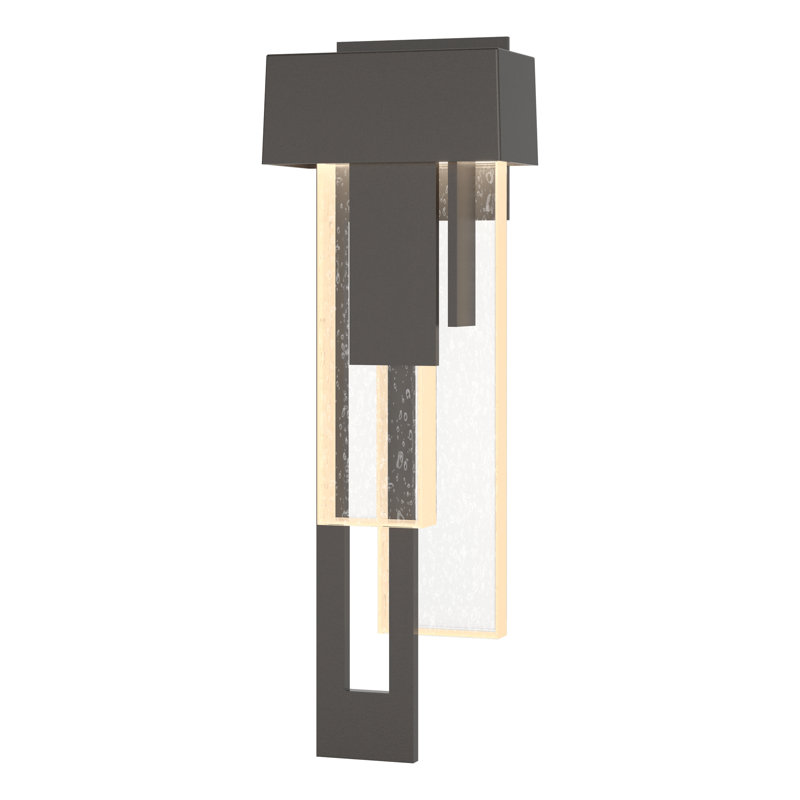Rainfall Outdoor Flush Mount, Left, Coastal Oil Rubbed Bronze, 18.9" H x 6.6" W x 4" D