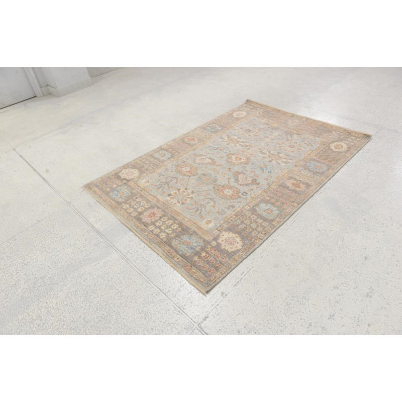 Transitional Hand Knotted Wool Oriental Area Rug