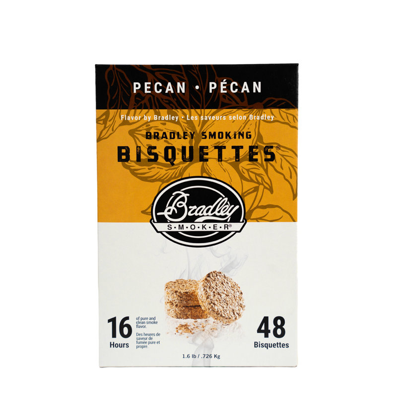Bradley Smoker Bisquette, Pecan, 48 pack