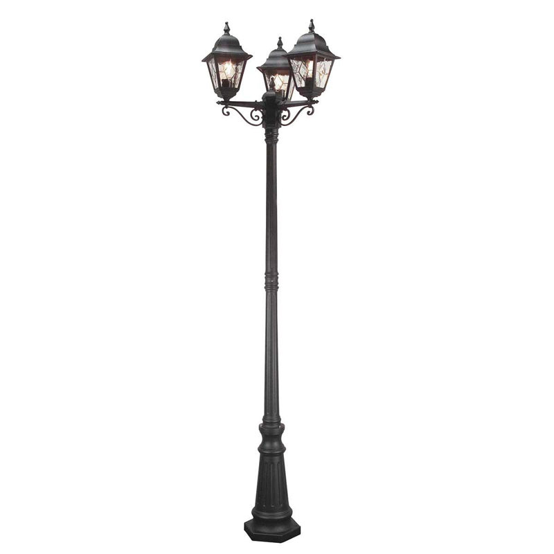 Verdigris Transparent Lamp Post (Full)