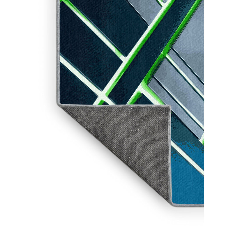 Galactic Prism Rug, Square 8'