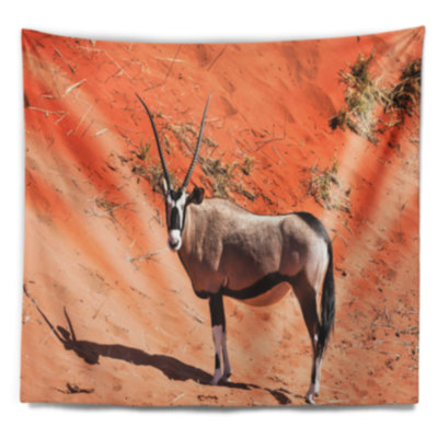 Grande tapisserie Oryx dans le désert du désert