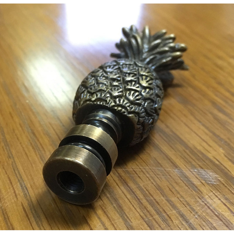 Faîteau lampe de l’ananas tendance, Laiton antique