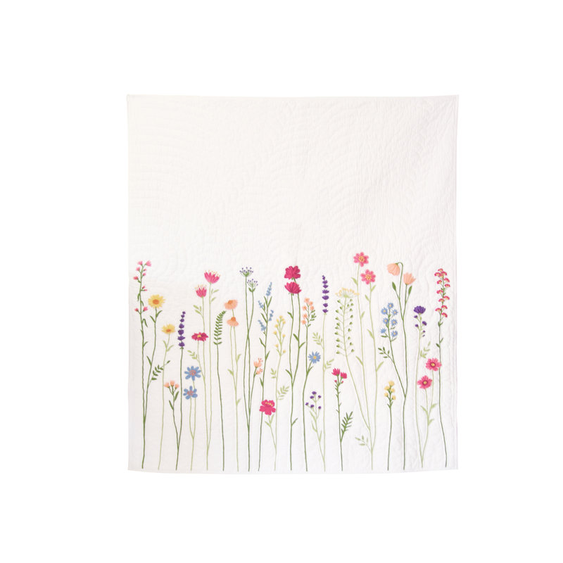 Botanical Field Throw