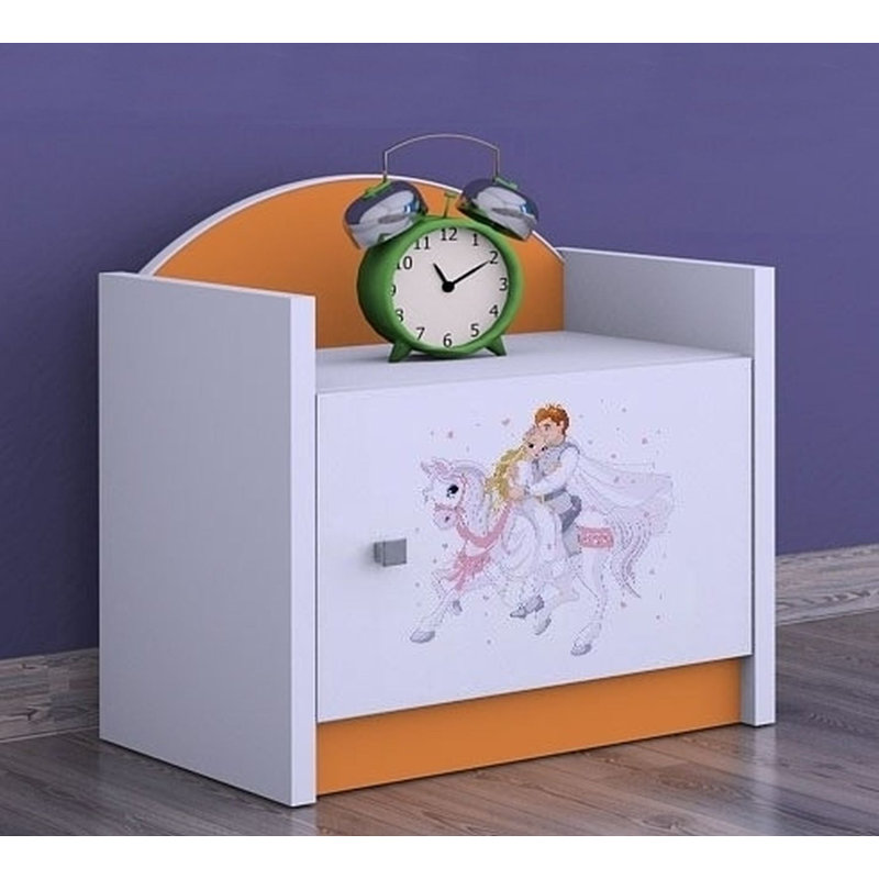 Kidman Nightstand, Orange