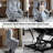 Oversized Dual Motor Power Lift Recliner Chair with Airbag Massage/Heat, Flip Arm Storage, Cup Holders,USB Type C Charging