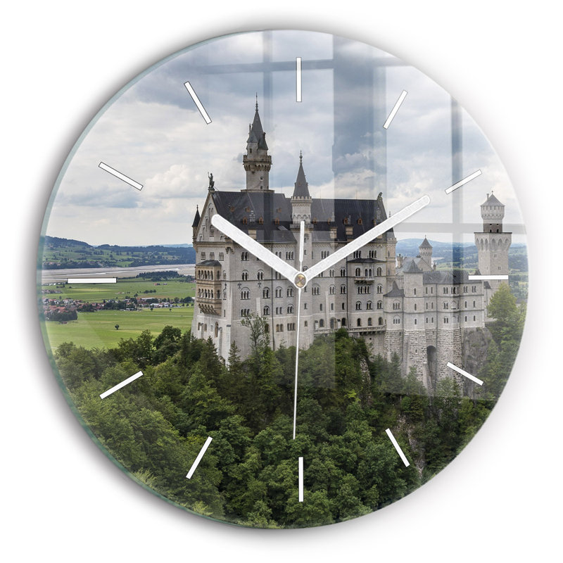 Glass Wall Clock