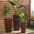 Norrell 3 - Piece Metal Light Weight Indoor Outdoor Planter with Tapered Base and Fluted Design Set