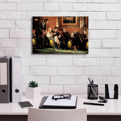Classic Interlude Party by Chris Consani - Wrapped Canvas Print