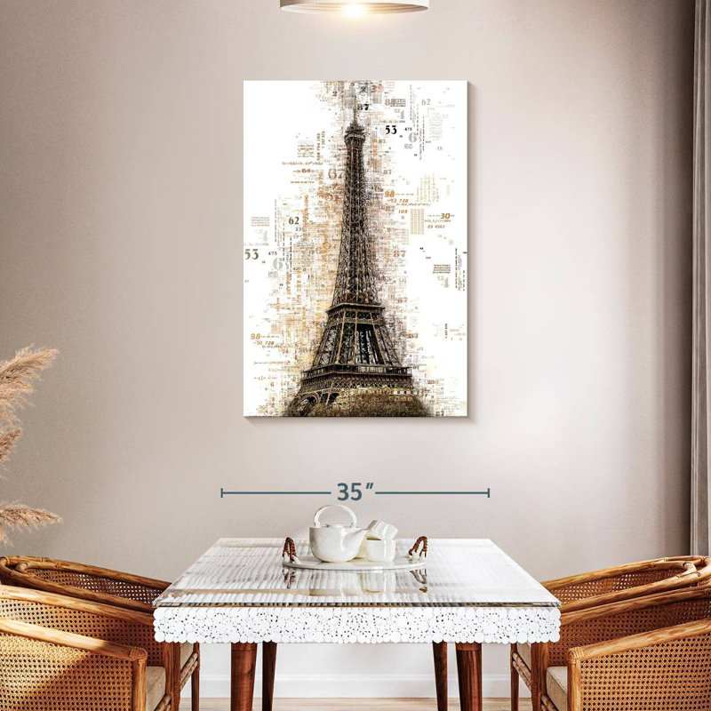 Lilie Paris Eiffel, 45" H x 30" W