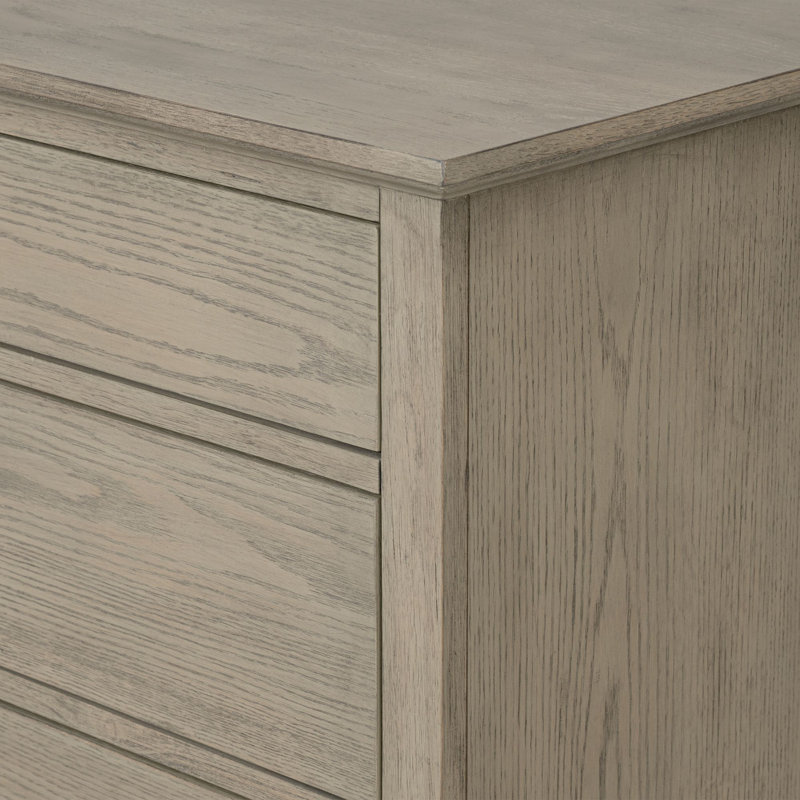Commode 4 tiroirs Victoria, Gris récupéré