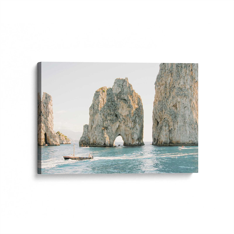 Impression sur toile tendue Ocean Arches, H 12 po x l 18 po x P 1,25 po, Toile tendue, 1
