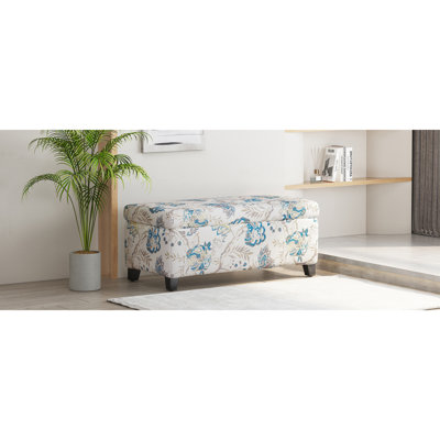 Repose-pieds spacieux avec rangement, revêtement en polyester, design contemporain pour la maison