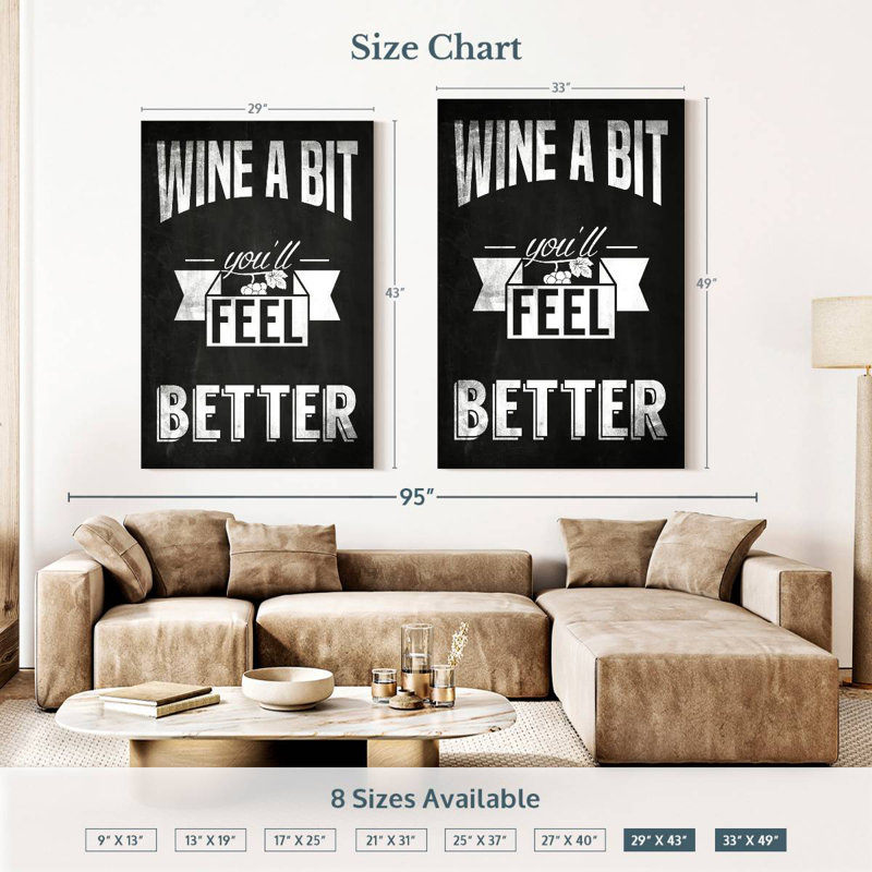 Signe du vin Kema, H 51 po x l 34 po