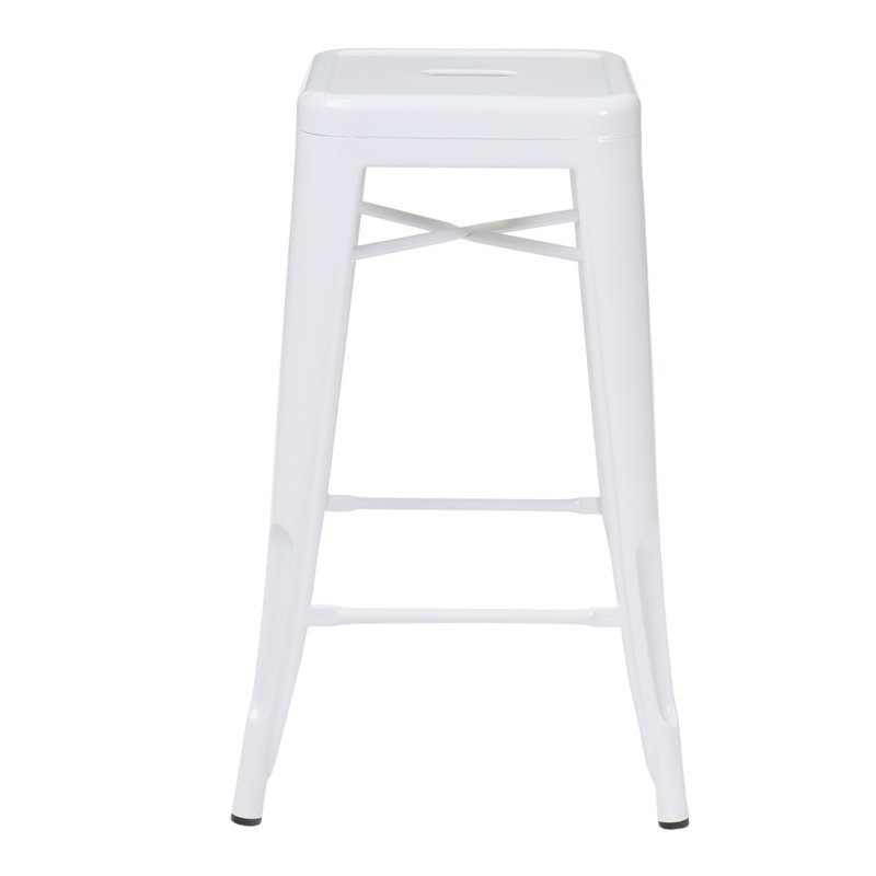 Tabouret Cheryllynne, Blanc, Tabouret de bar (siège d'une hauteur de 30 po)