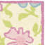 Tapis touffeté à la main ivoire / rose Claro-21773624